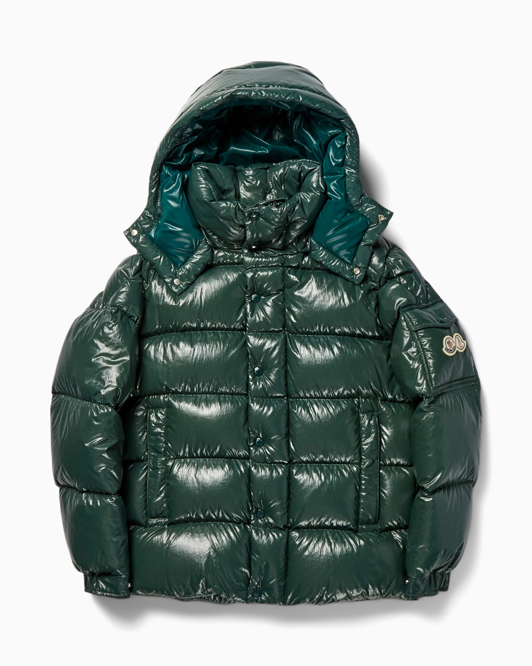 MONCLER MAYA 70 SHELL-DOWN JACKET 'FOREST GREEN'