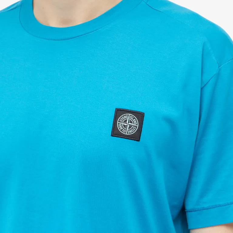 STONE ISLAND SMALL PATCH LOGO T-SHIRT 'TURQUOISE'