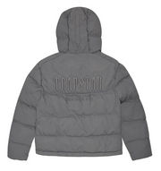 TRAPSTAR DECODED HOODED PUFFER ‘GREY'
