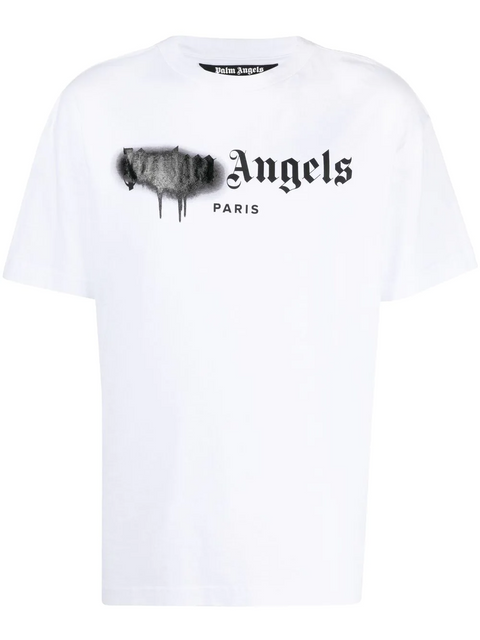PALM ANGELS SPARY LOGO T-SHIRT 'PARIS'