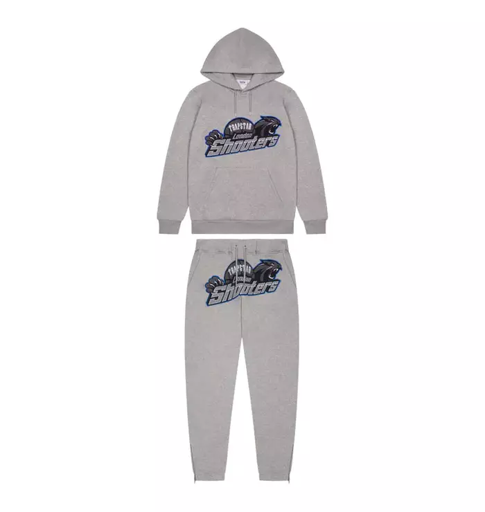 TRAPSTAR SHOOTERS TRACKSUIT 'GREY & BLUE'