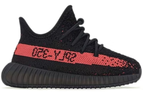 ADIDAS YEEZY BOOST V2 CORE 'BLACK RED' (KIDS)