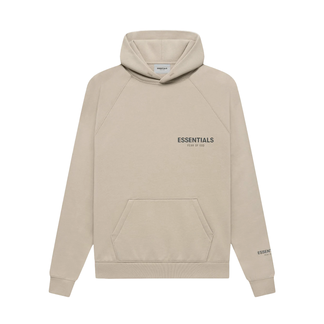 FEAR OF GOD ESSENTIALS CORE PULLOVER HOODIE 'STRING / TAN'