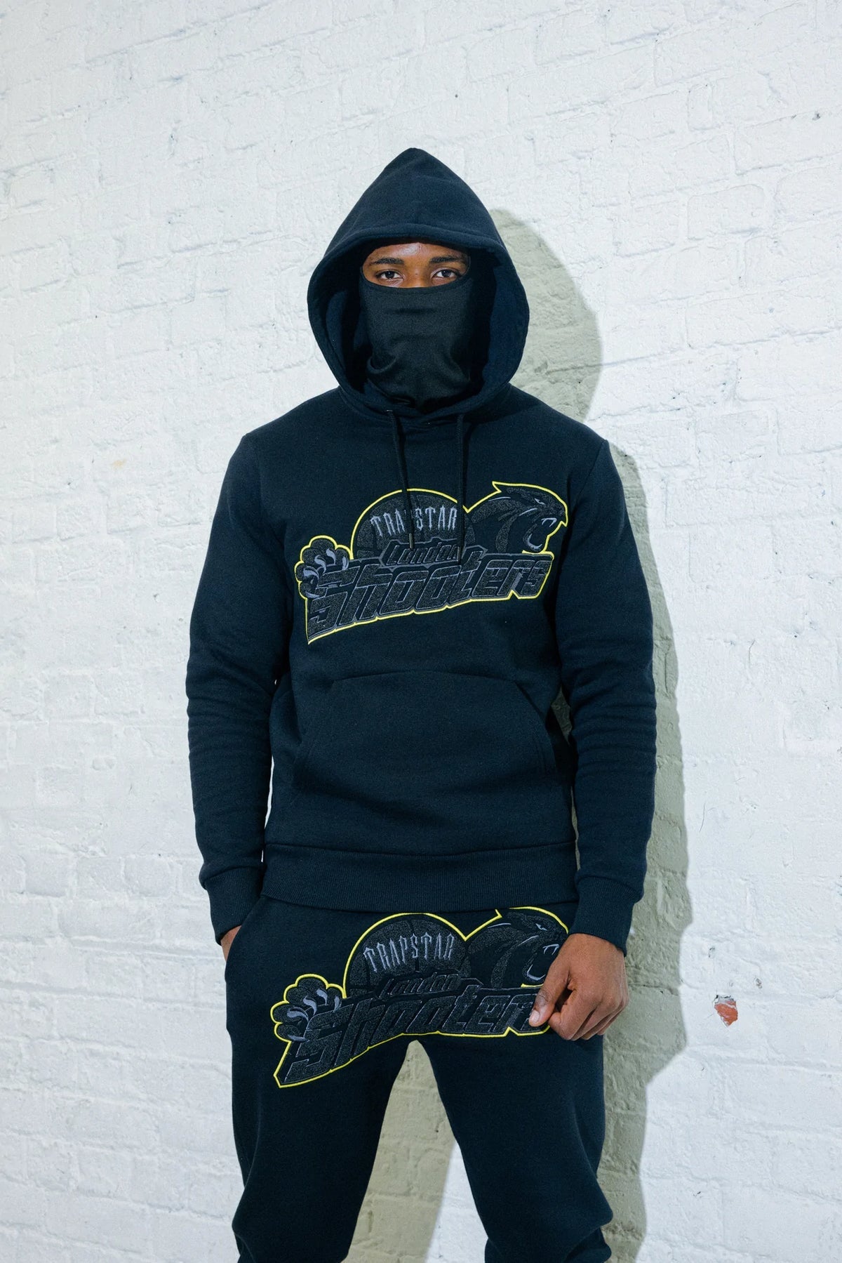 TRAPSTAR SHOOTERS TRACKSUIT ‘BLACK & LIME’