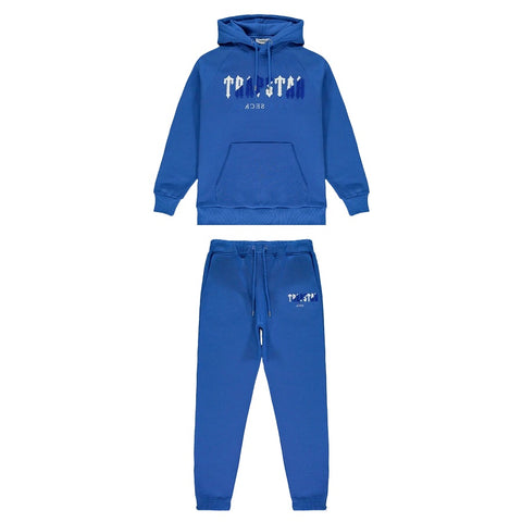TRAPSTAR DAZZLING BLUE CHENILLE DECODED TRACKSUIT