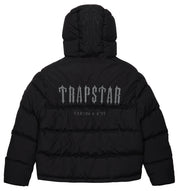 TRAPSTAR DECODED HOODED PUFFER 2.0 ‘BLACK