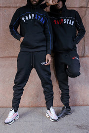 TRAPSTAR CHENILLE DECODED HOODED TRACKSUIT ‘BLACK ICE EDITION’