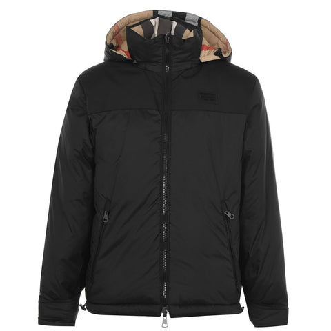 BURBERRY RECYCLED NYLON FULLY REVERSIBLE PUFFER JACKET